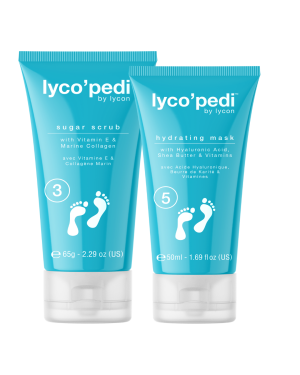 LYCO'PEDI MINI SUGAR SCRUB & MINI HYDRATING MASK