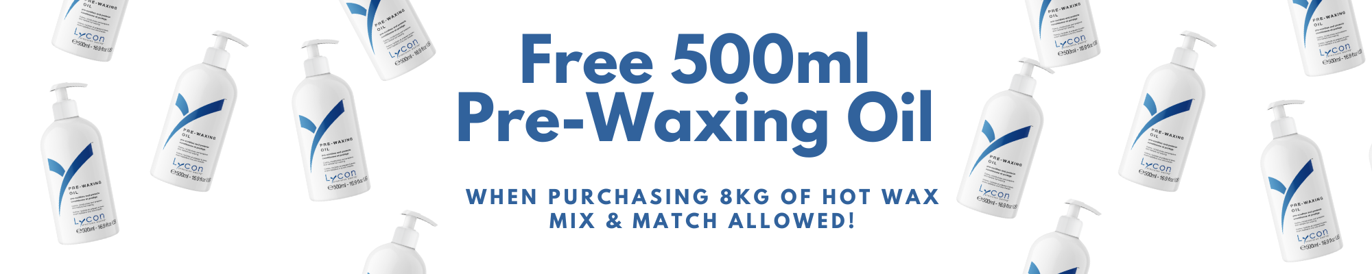 Free Pre Wax Oil Banner